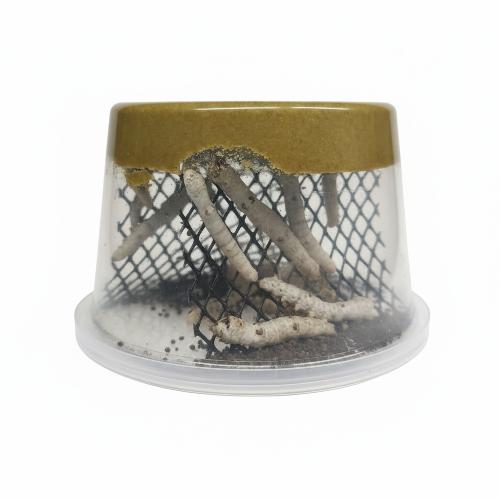 15ct silkworm cup